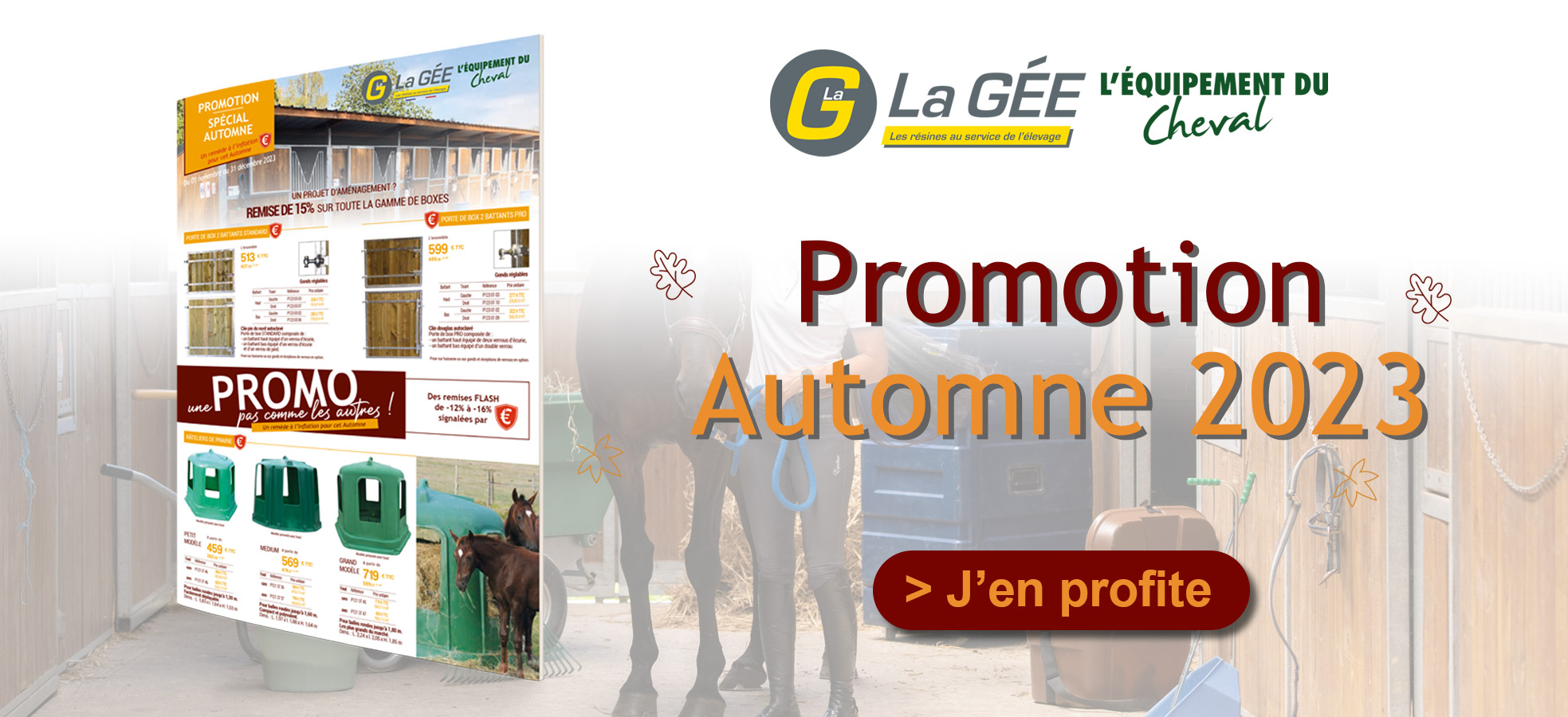 Geepole Promotion Automne La Gée équipement du Cheval - Pôle européen du cheval